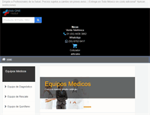 Tablet Screenshot of equiposmedicos.net