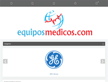 Tablet Screenshot of equiposmedicos.com